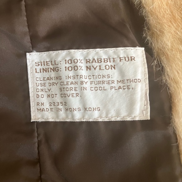 Vintage Women’s Rabbit Fur Jacket - Would be great for Holiday Dance - Picture 4 of 5